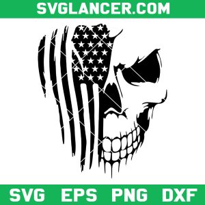 American Flag Skull