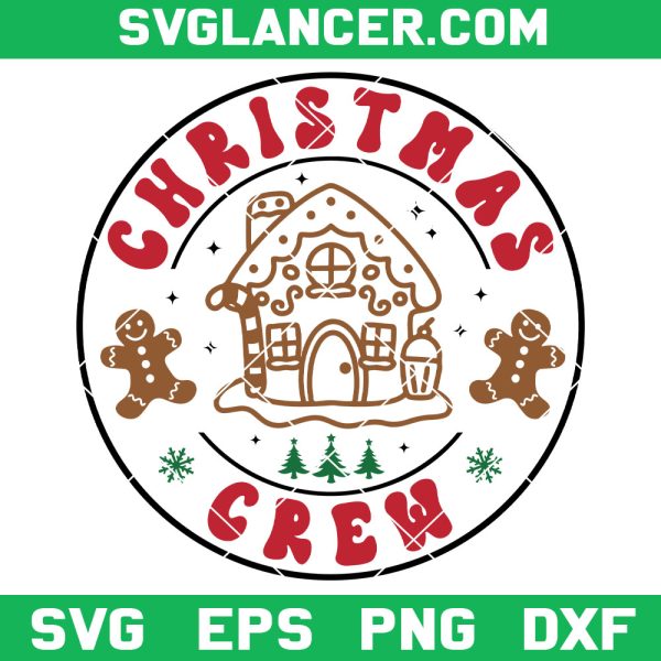 Christmas Crew Gingerbread House