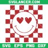 Checkered Smiley Face Valentines