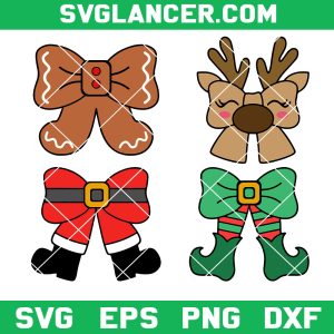 Christmas Character Bow